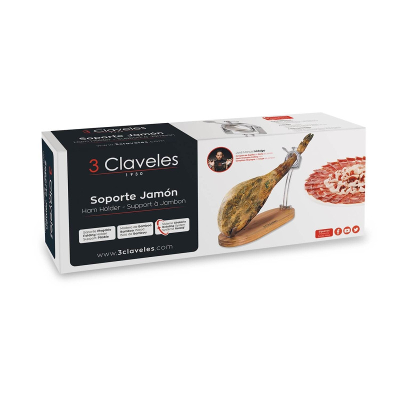 Support à Jambon Rotatif Pliant