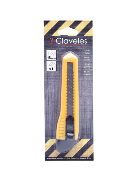 Cutter Nylon Cran de Sécurité 18 mm