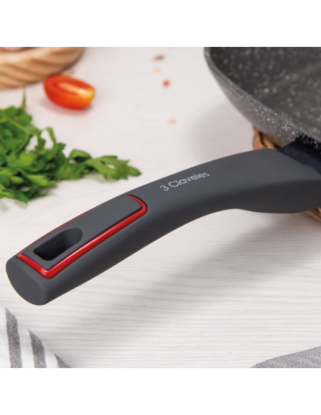 Grill pan 28 x 28 x 4,5 cm Grey