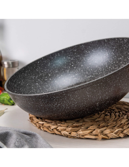 Wok Ø 28 cm. Grey