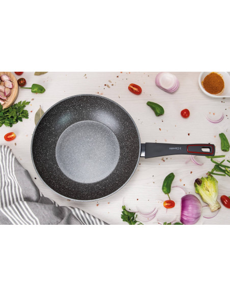 Wok Ø 28 cm. Grey