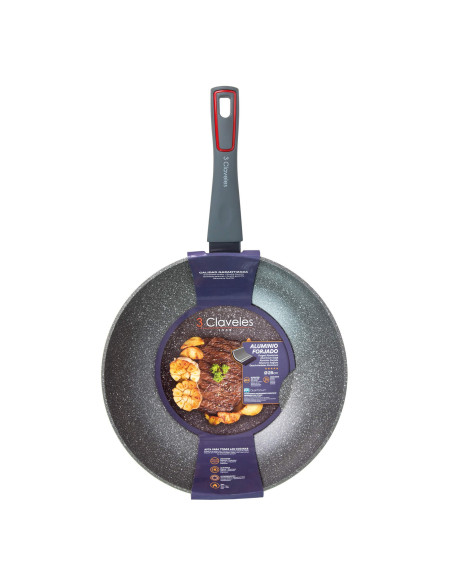 Wok Ø 28 cm. Grey