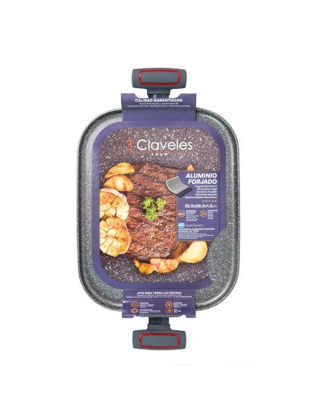Grill 25,5 x 28,3 x 1,3 cm Grey