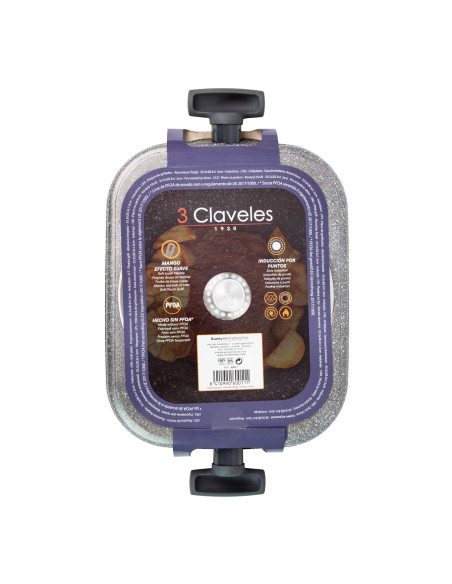 Grill 35,5 x 28,3 x 1,3 cm Grey