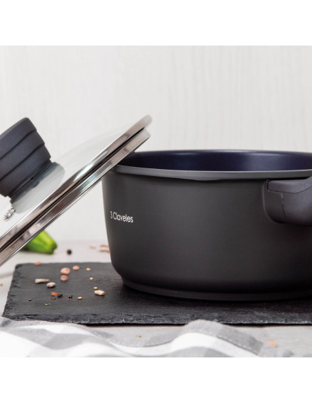 Casserole avec couvercle Ø 16 cm. Dark