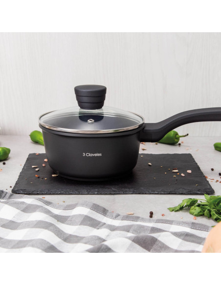Casserole avec couvercle Ø 16 cm. Dark