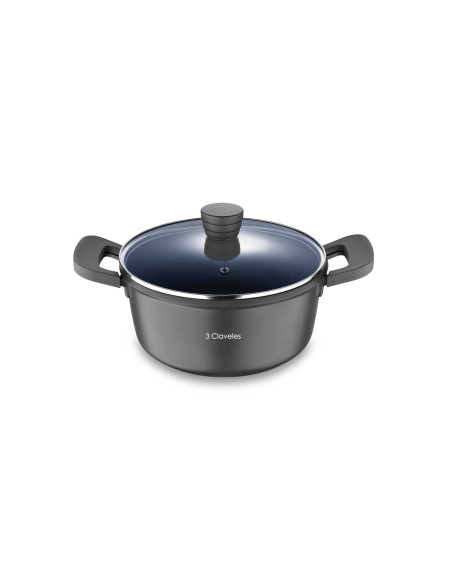 Cocotte avec couvercle Ø 20 cm. Dark