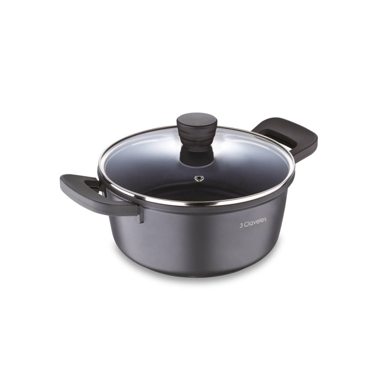 Cocotte avec couvercle Ø 20 cm. Dark