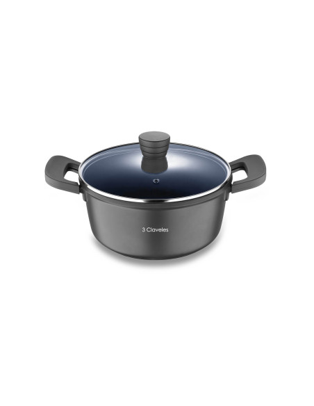 Cocotte avec couvercle Ø 24 cm. Dark