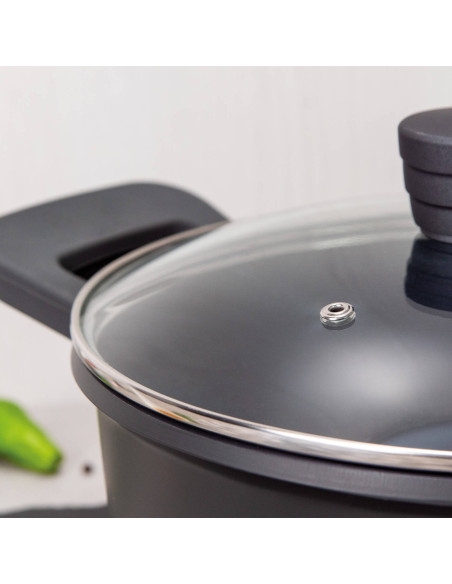 Cocotte avec couvercle Ø 24 cm. Dark