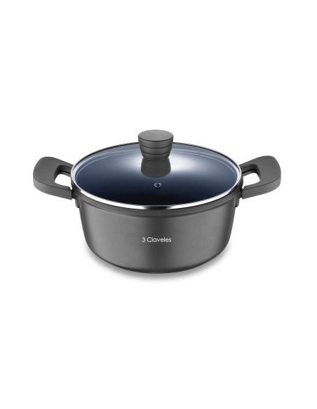 Cocotte avec couvercle Ø 28 cm. Dark