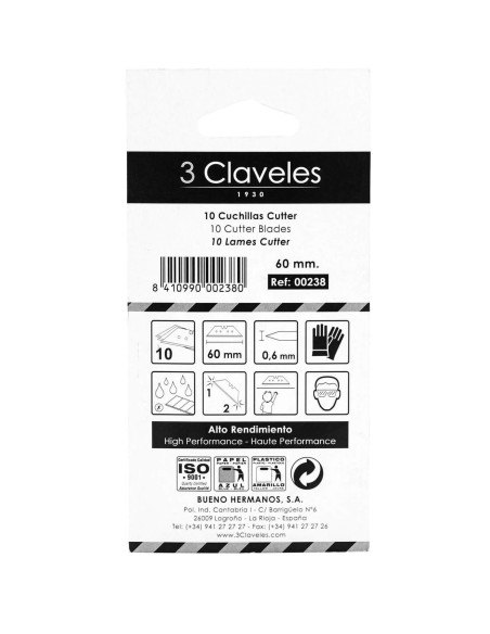 10 Blades 60mm.