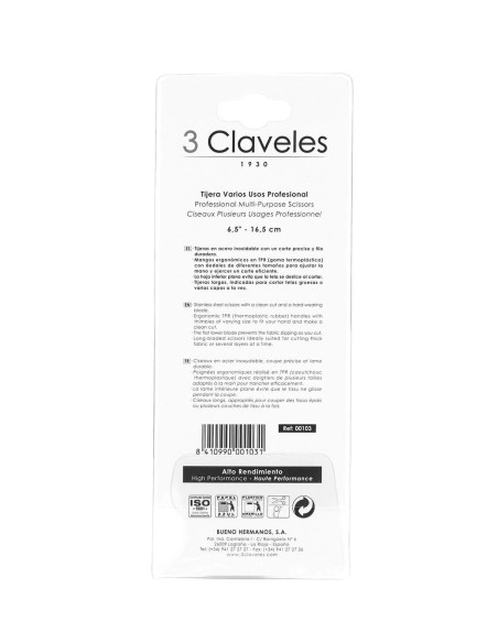 3CLAVELES_Tijera_Varios_Usos