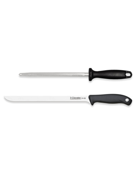 Set Cuchillo Jamonero Evo y Chaira