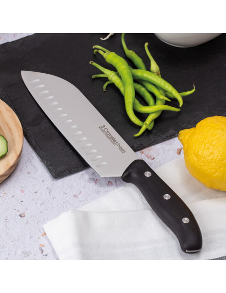 Cuchillo Santoku Alveolado Domvs