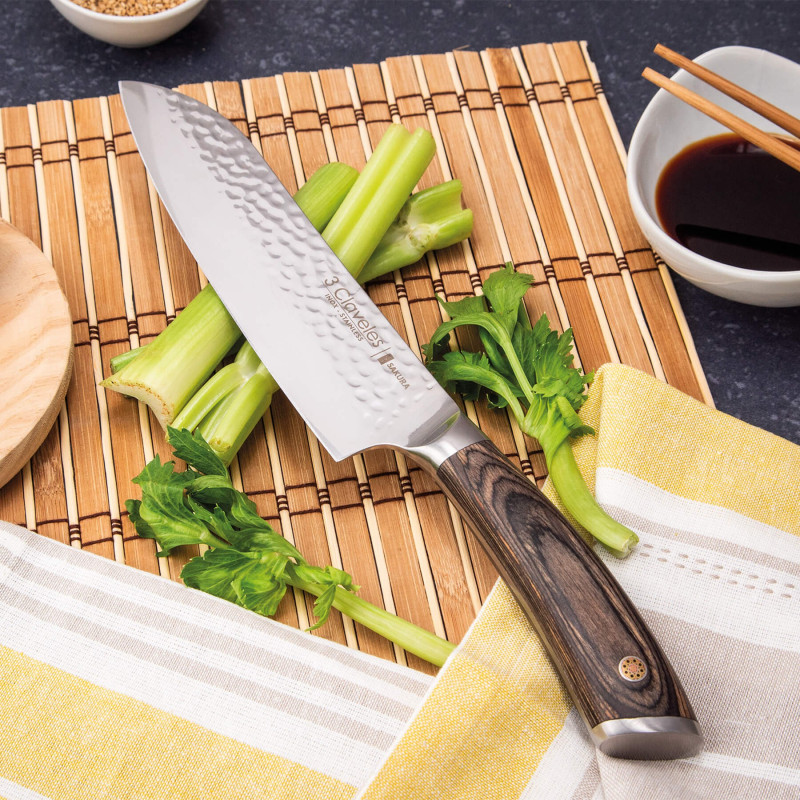 Couteau Santoku Sakura