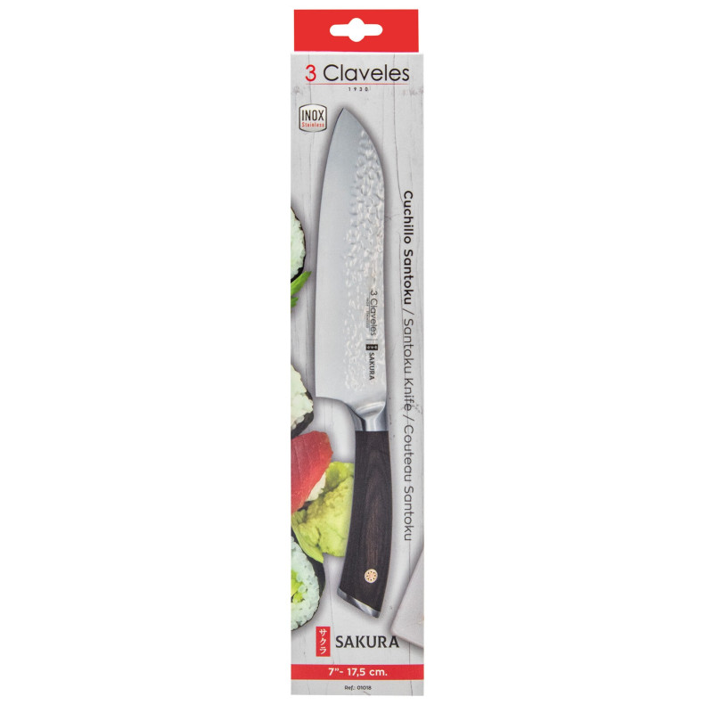Cuchillo Santoku Sakura