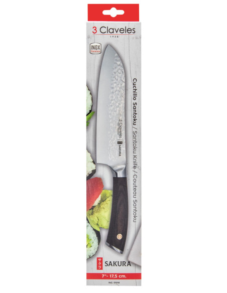 Cuchillo Santoku Sakura