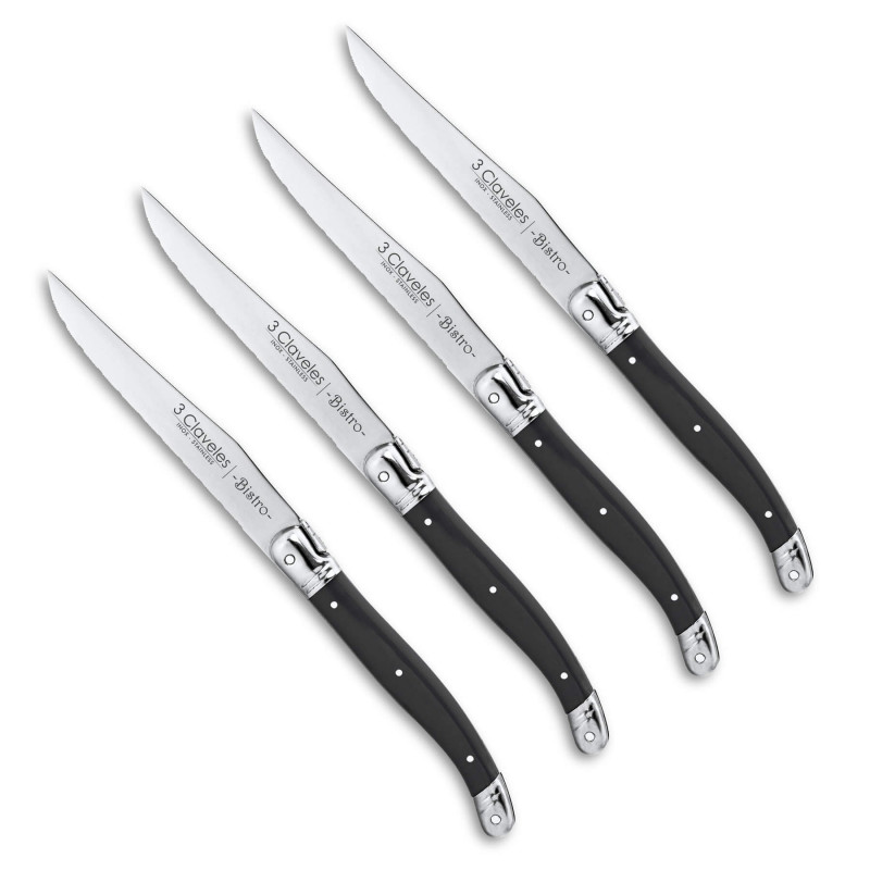 Set 4 Cuchillos Chuleteros Bistro