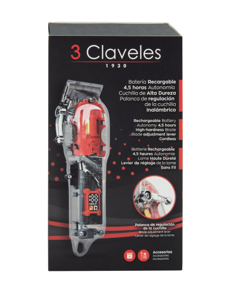 3Claveles_Maquina_Cortapelos