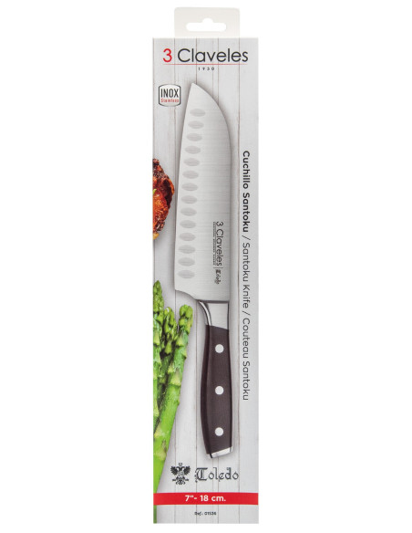 3Claveles_Cuchillo_Santoku_Toledo