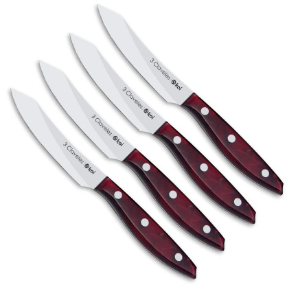 Set 4 Couteaux à Steak Koi | 3 Claveles