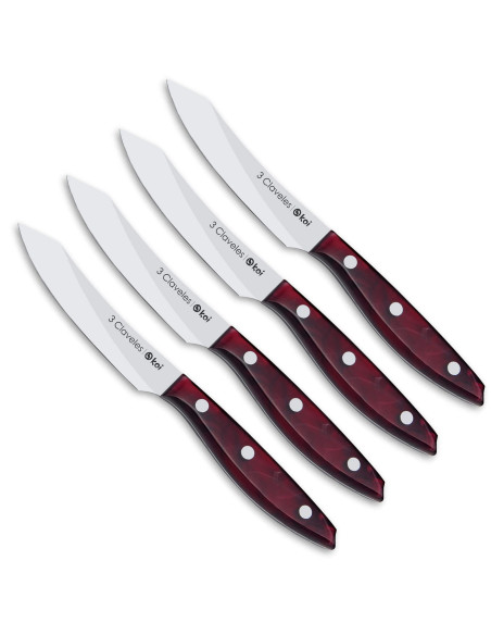 Set 4 Couteaux à Steak Koi | 3 Claveles