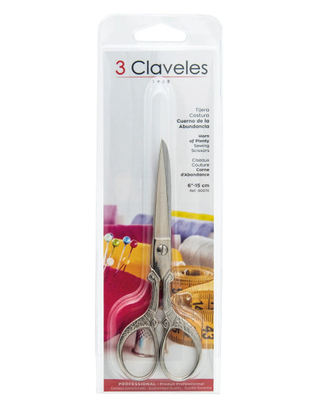 Horn of Plenty Sewing Scissors | 3 Claveles