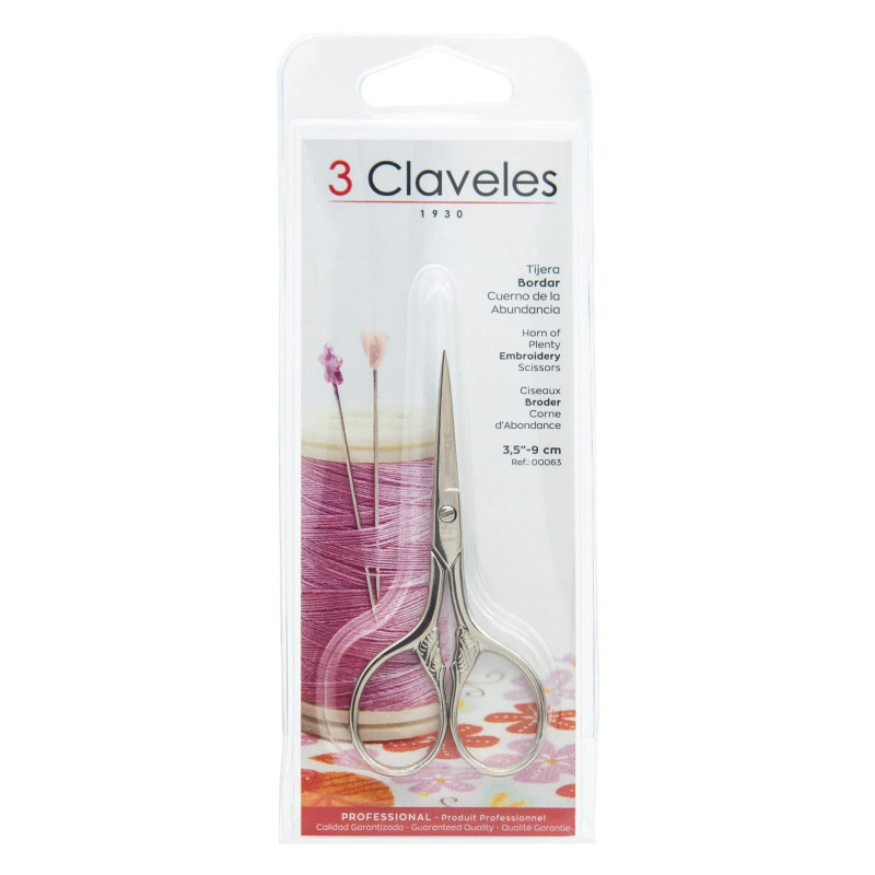 Ciseaux Broder Corne d'Abondance | 3 Claveles
