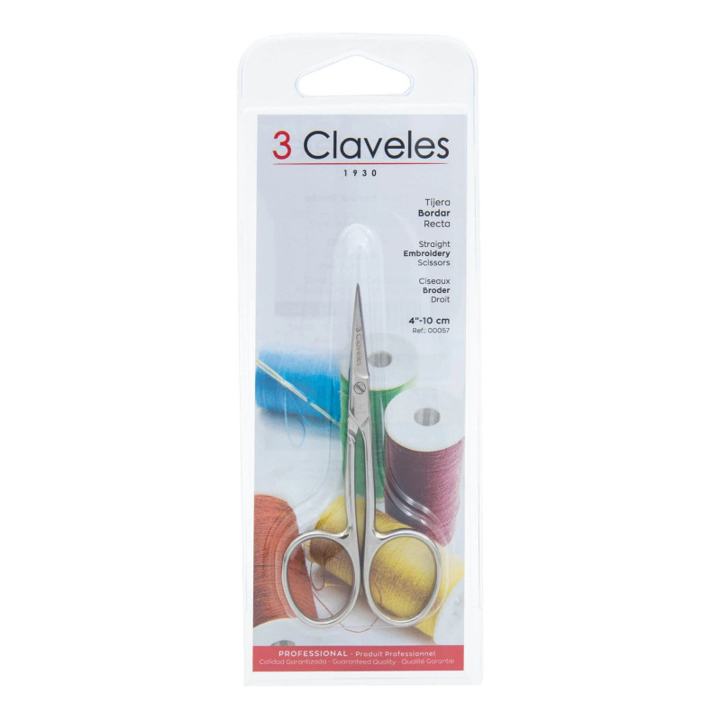 Straight Embroidery Scissors | 3 Claveles