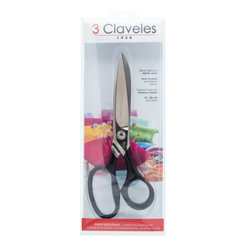 Ciseaux Tapissier Plusieurs Usages | 3 Claveles