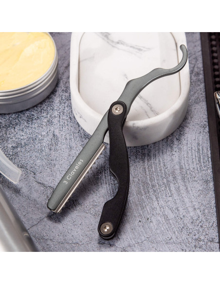 Rasoir Coiffure Noir Ergo | 3 Claveles