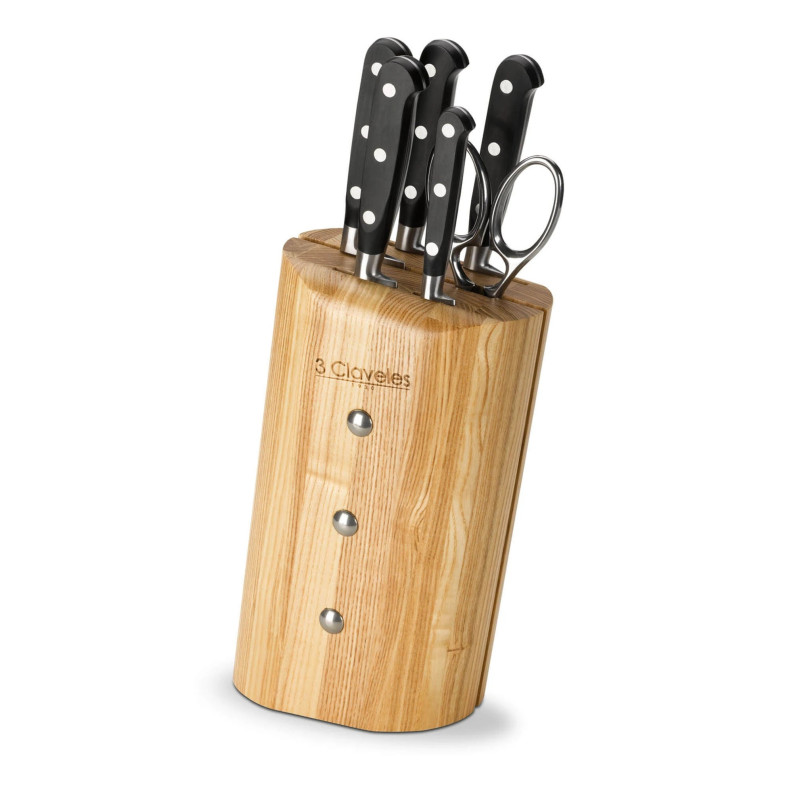 Ash Forgé Cutlery Block | 3 Claveles