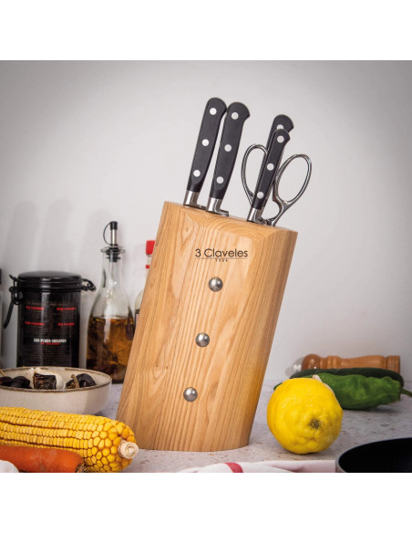Ash Forgé Cutlery Block | 3 Claveles