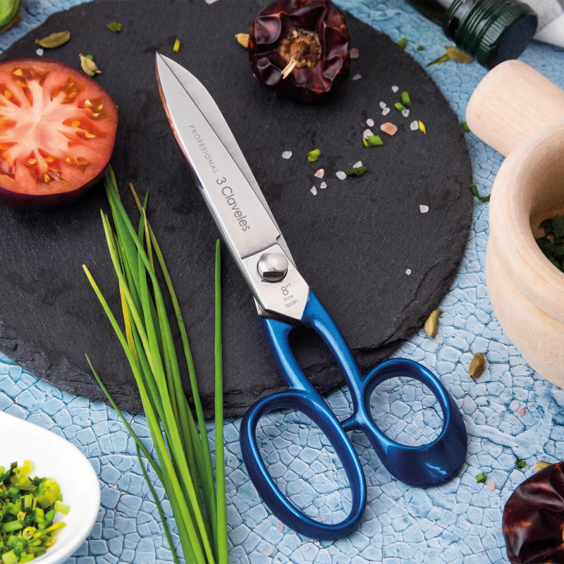 Professional Kitchen Shears Blue | 3 Claveles