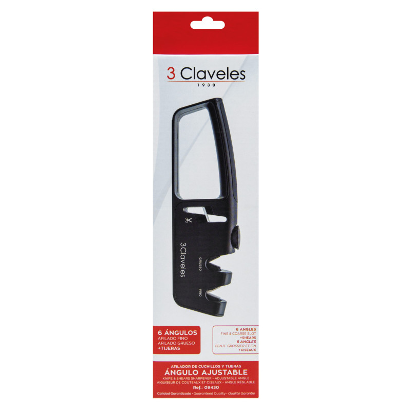 Afilador de Cuchillos y Tijeras con Ángulo Ajustable