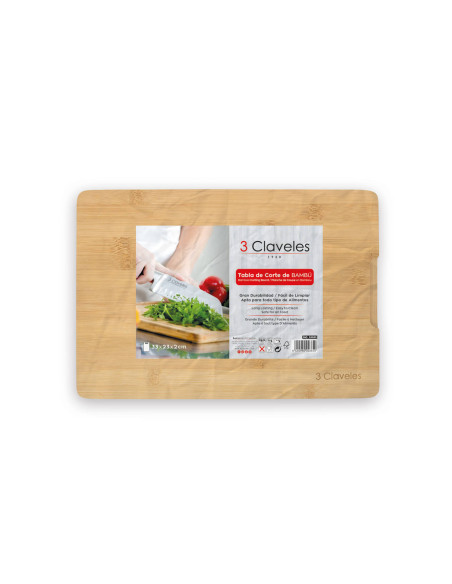 Tabla de cocina de bambú | 3 Claveles