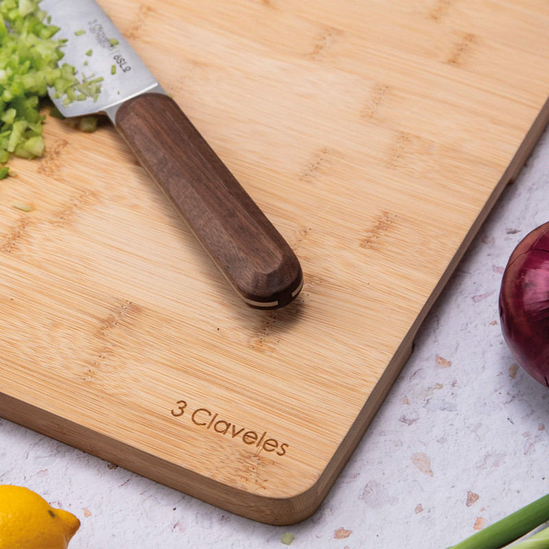 Tablas de cocina de bambú grande | 3 Claveles