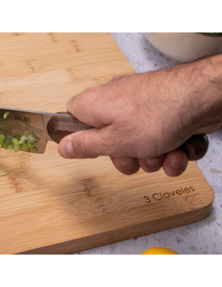 Tablas de cocina de bambú grande | 3 Claveles