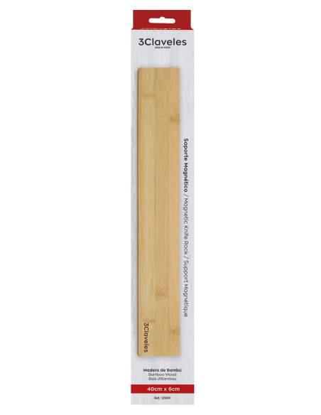 Soporte Magnético Madera Bambú 40 cm